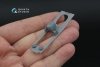 Quinta Studio QD+48617 Fairey Barracuda Gunner Station 3D-Printed & coloured Interior on decal paper (Trumpeter) (with 3D-printed resin parts) 1/48